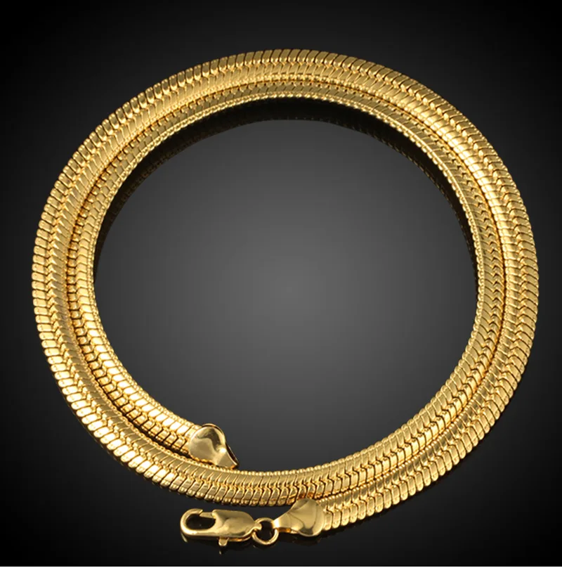 Ожерелье с золотым покрытием 6 мм 60 см длинное цветное | Украшения и аксессуары