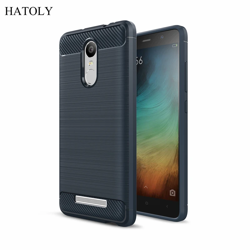 HATOLY For Capa Xiaomi Redmi Note 3 Pro Case Anti-knock Soft TPU Brushed Rugger Silicon Phone &lt |