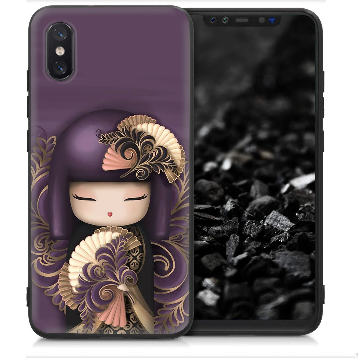 Kawaii японская кукла Kokeshi чехол для Xiaomi Redmi Note K30 8A 9 9A 9C 9s 9T 10 Poco F2 X3 CC9E A3 7A K20 Lite Pro Max |