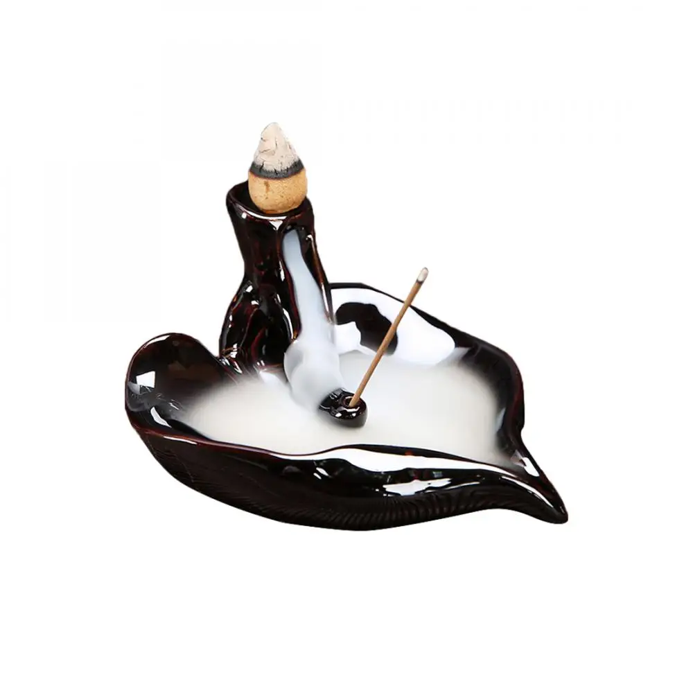 Ароматическая горелка с водопадом Backflow подставка для благовоний конусные