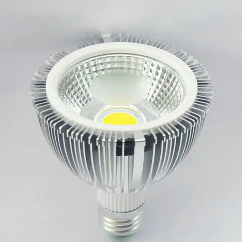 50 шт./лот 2000lm E27 E26 20W COB par30 par 38 Светодиодная лампа точечного светильника теплый