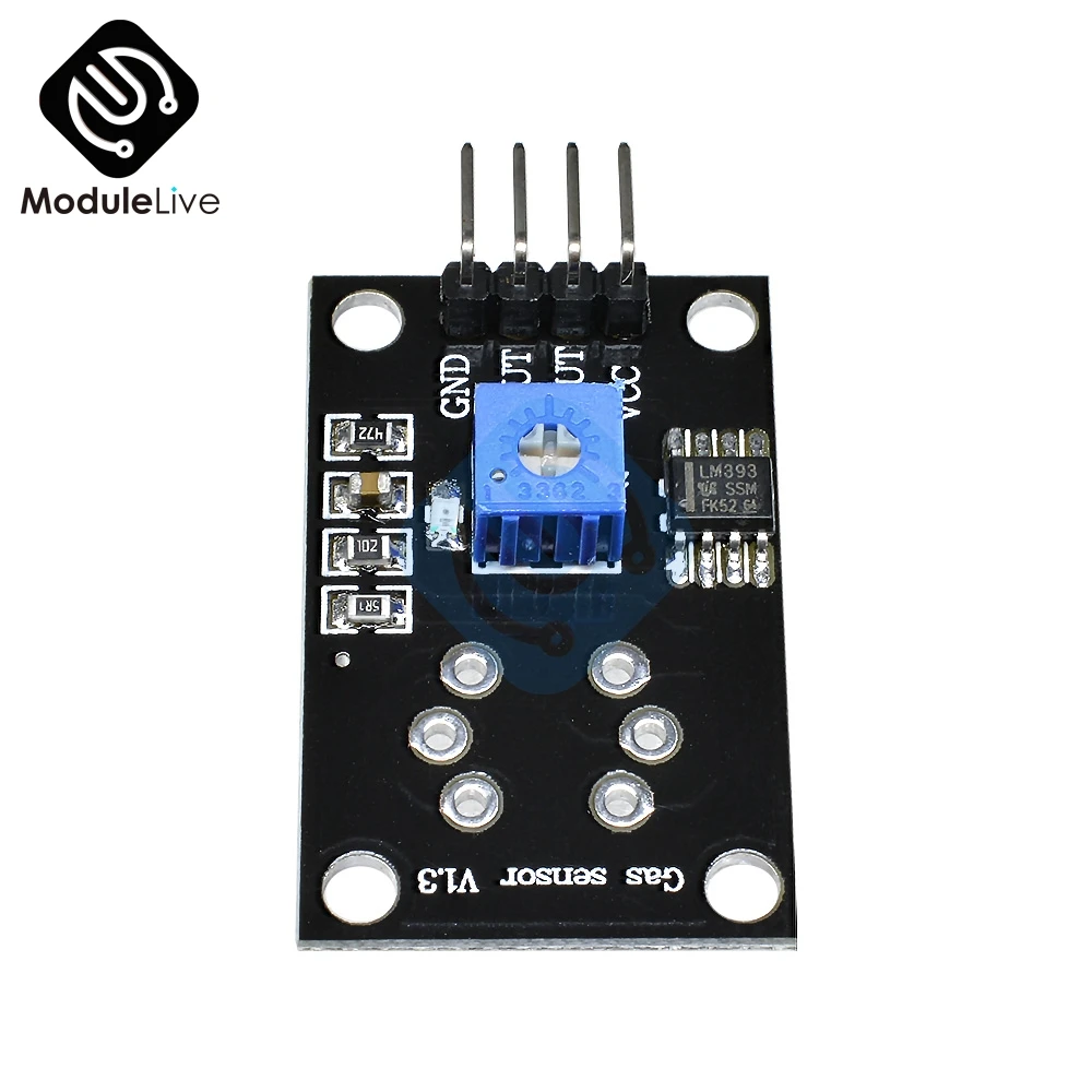Носитель датчика газовая плата MQ MQ3 MQ2 MQ4 MQ6 MQ7 MQ9 MQ5 MQ8 MQ135 для Arduino самостоятельной