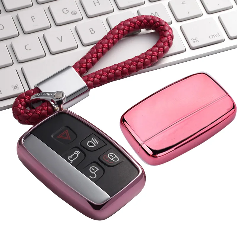 TPU Car Key Case Cover For Land Rover A9 Range Sport Evoque Freelander 2 Jaguar XE XJ XJL XF C-X16 V12 Guitar F X Type | Автомобили и