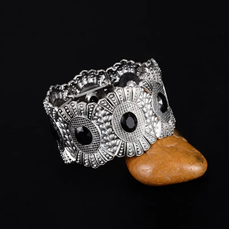 Женский эластичный браслет из тибетского серебра Joyme винтажный дизайнерский