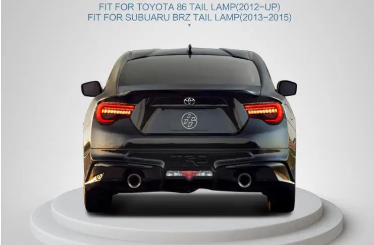 Автомобильный бампер taillamp 86 для Toyota86 GT86 задний фонарь 2012 2013 год светодиодный тормоз+ Парк+ Сигнальные огни