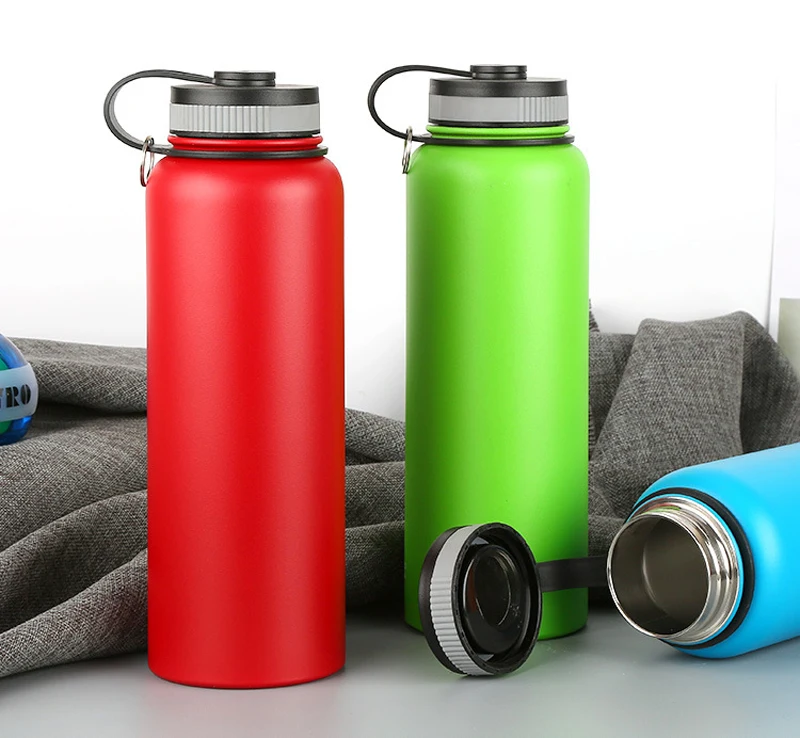 UPORS 500 мл/1000 мл/1200ML304 Термокружка Из Нержавеющей Стали, Термокружка, портативная Термокружка для кофе, чая, кружка для путешествий с крышкой