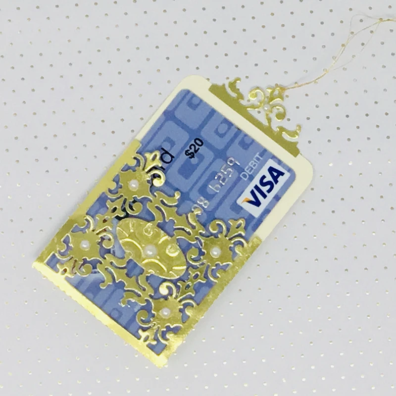 Элегантный Карманный металлический трафарет для подарочной карты скрапбукинга