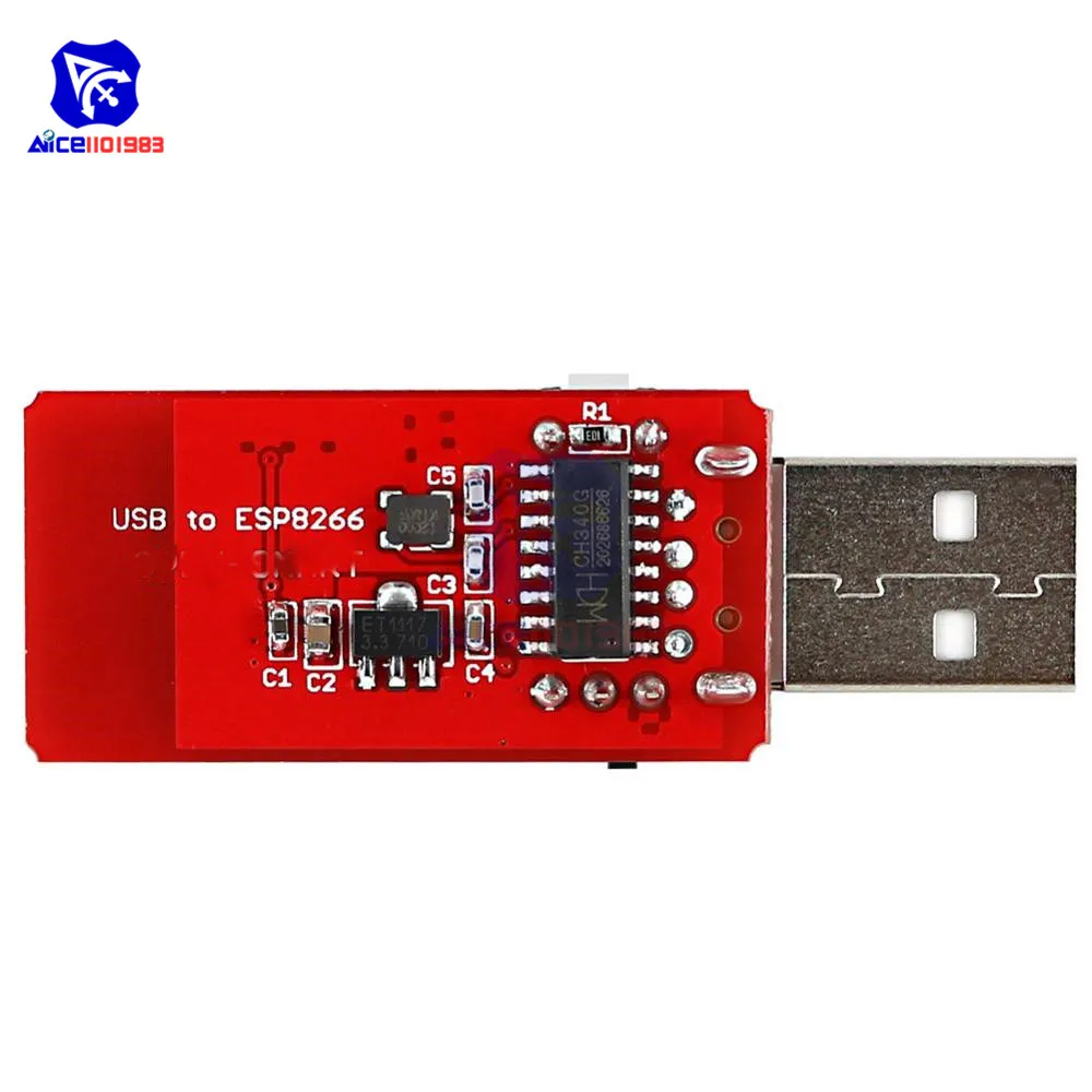 USB к ESP8266 ESP-07 модуль Wi-Fi Встроенная антенна к ttl модуль драйвера CH340G модуль беспроводной макетной платы для Arduino