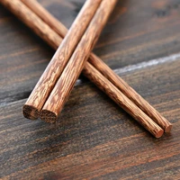 10 pairs natural wooden chopsticks without lacquer wax 25cm dinner chopsticks business gifts