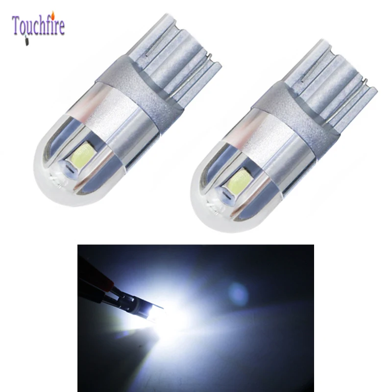 2 шт. Автомобильные светодиодные лампы T10 12 В 194 W5W 3030 SMD|Сигнальная лампа| |
