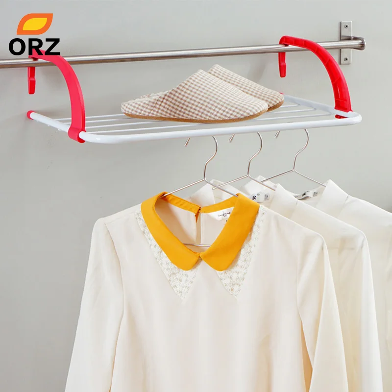 ORZ многофункциональная металлическая Портативная сушилка для одежды с 5 барными