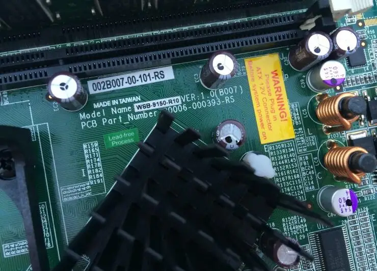 100% OK оригинальный IPC доска WSB 9150 R10 полный размер Процессор карты ISA промышленных