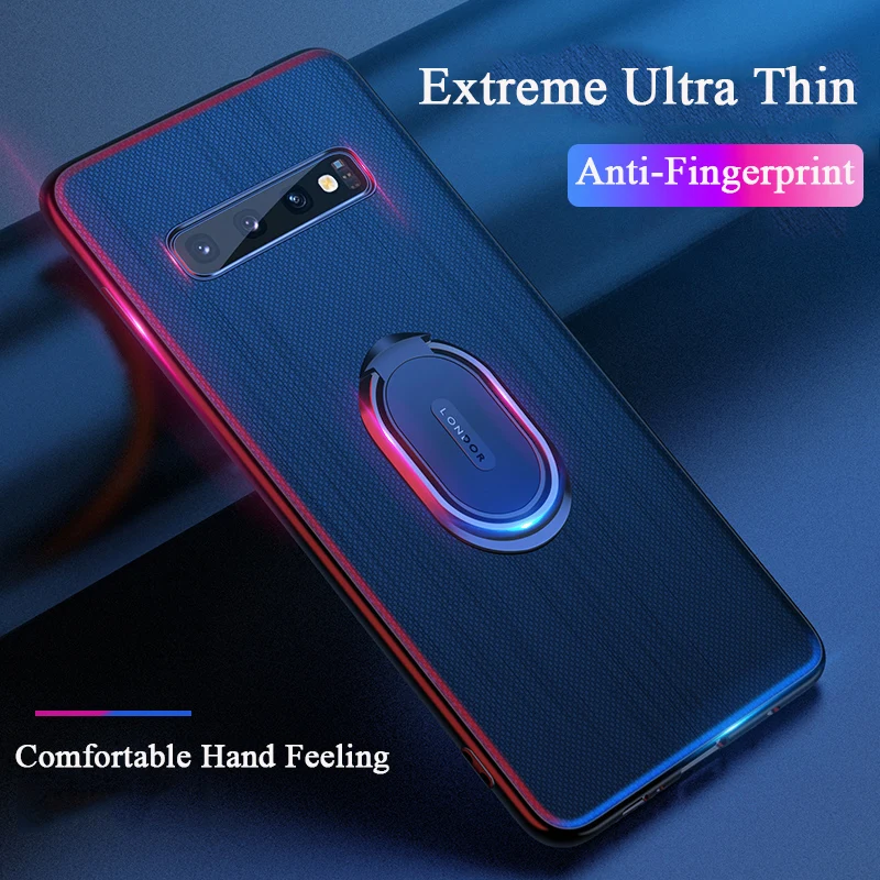 Роскошный чехол с текстурой ткани Etui Note10plus для Samsung Note 10 S10 Plus S10E магнитный