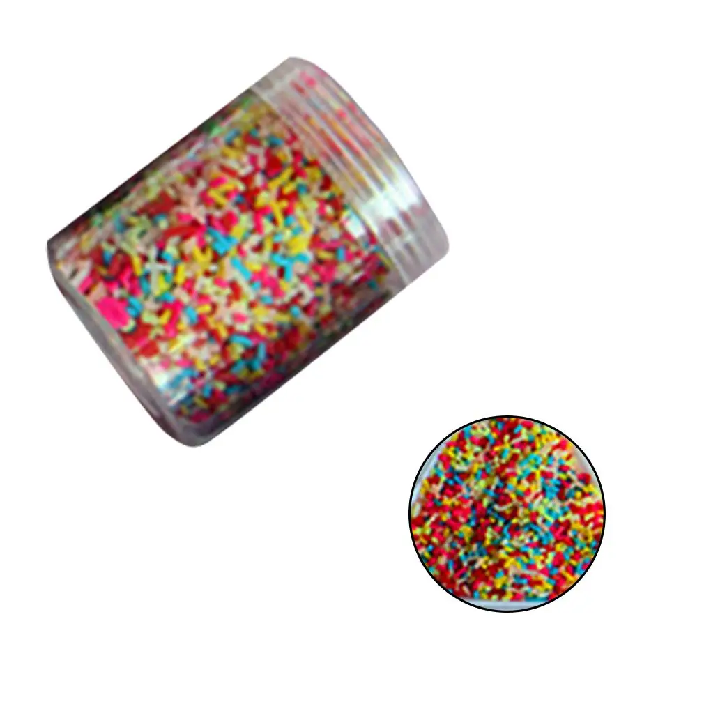 1 Polymer Clay Fake Candy Sweets Sugar Sprinkle Decorations Fake Cake Dessert Simulation Food Dollhouse Food Dollhouse Miniature - Цвет: 1