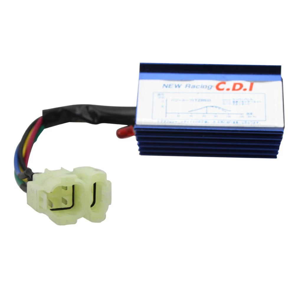 GOOFIT 6 Pin производительность гоночный CDI для Gy6 ATV 50cc 60cc 80cc 125cc 150cc мопед Картинг