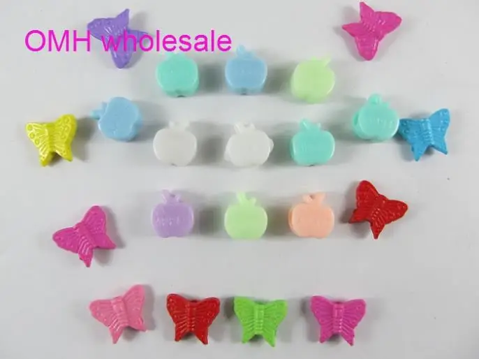 OMH оптовая продажа розовые зеленые голубые смешанные ювелирные изделия