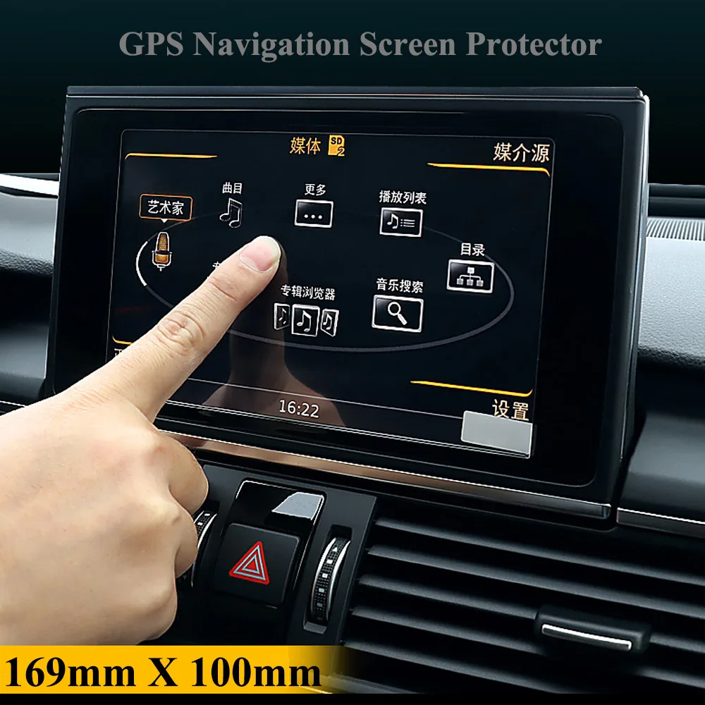 Автомобильная gps-навигация закаленное стекло Стальная Защитная пленка для