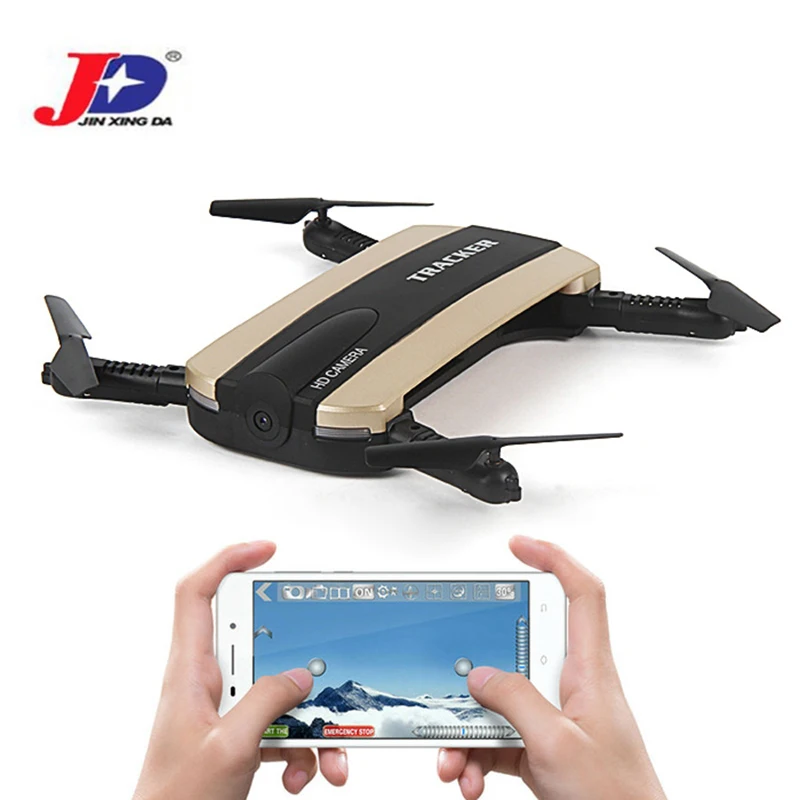 JXD 523 Вт Радиоуправляемый Дрон трекер складной мини-Дрон с Wi-Fi FPV-системы HD Камера