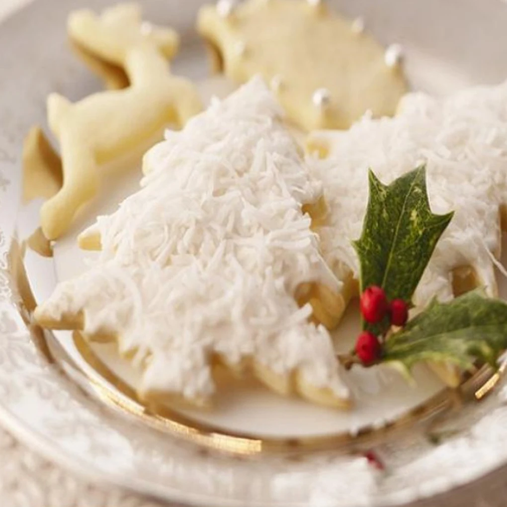 Алюминиевая форма для торта печенья Рождественская снежинки Санта Клауса конфет