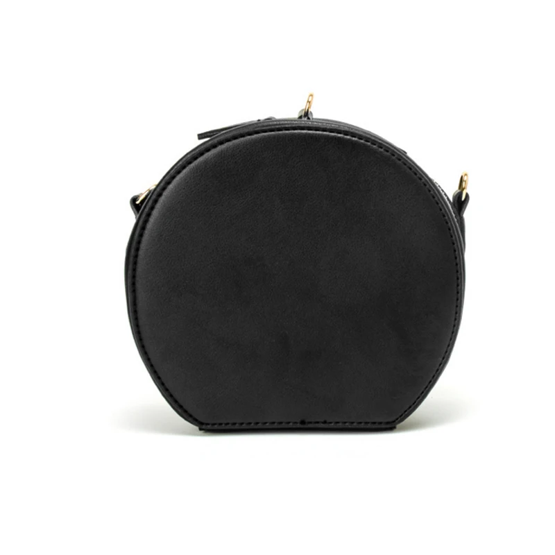 Круглая Женская мини сумка из искусственной кожи сумки через плечо для женщин