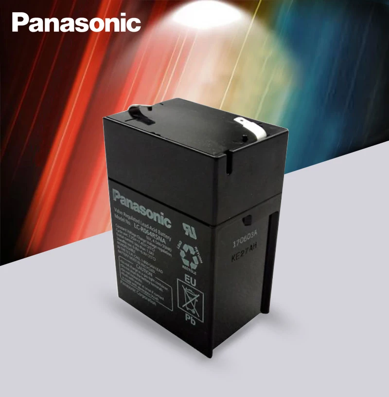 Panasonic 6V 4.5AH аккумуляторные батареи свинцово-кислотный Перезаряжаемые батареи Детский электромобиль электронный сказал аварийной ситуации
