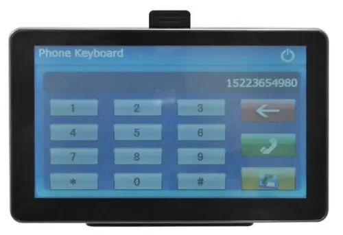 Универсальная 7 дюймовая Автомобильная GPS навигация Bluetooth стандартная