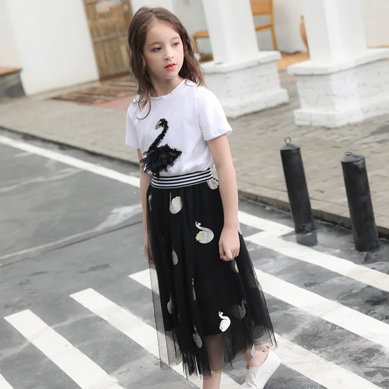 Коллекция 2019 года летние детские комплекты для девочек комплект из 2 предметов