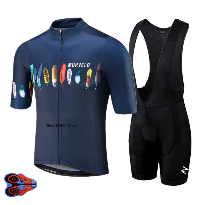 2019 new morvelo Cycling Jersey Set Men set Racing Bicycle Clothing Suit Breathable Mtb Bike Clothes Ropa bicicleta | Спорт и