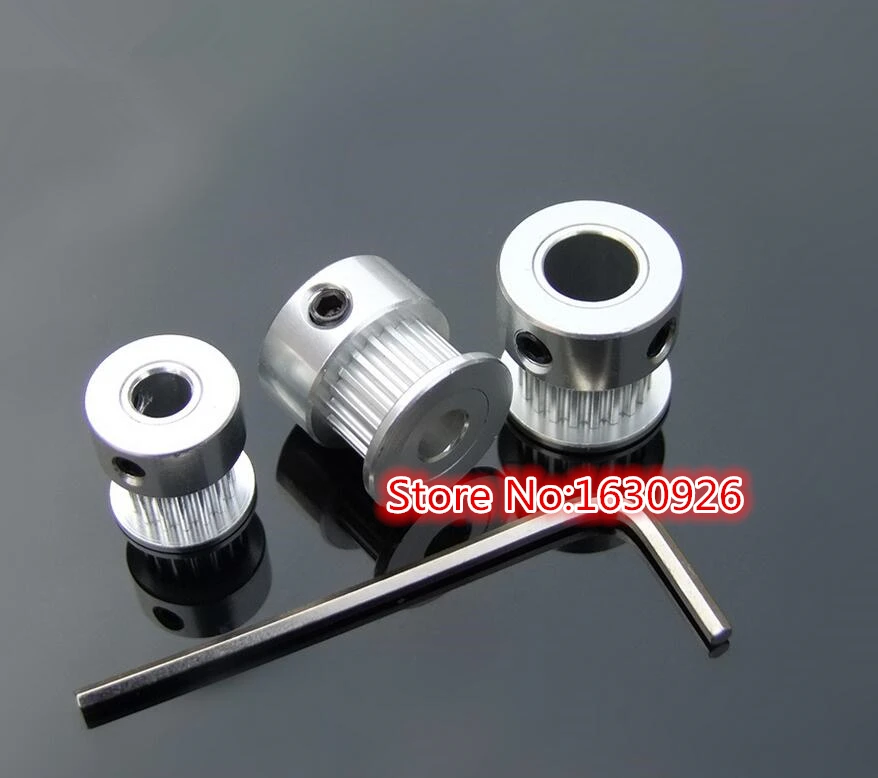 

10 шт. Бесплатная доставка, алюминиевый шкив ГРМ GT2 2GT, 20 зубьев, алюминиевое отверстие 5 мм, подходит для ремня GT2, ширина 6 мм, для 3D-принтера с ЧПУ