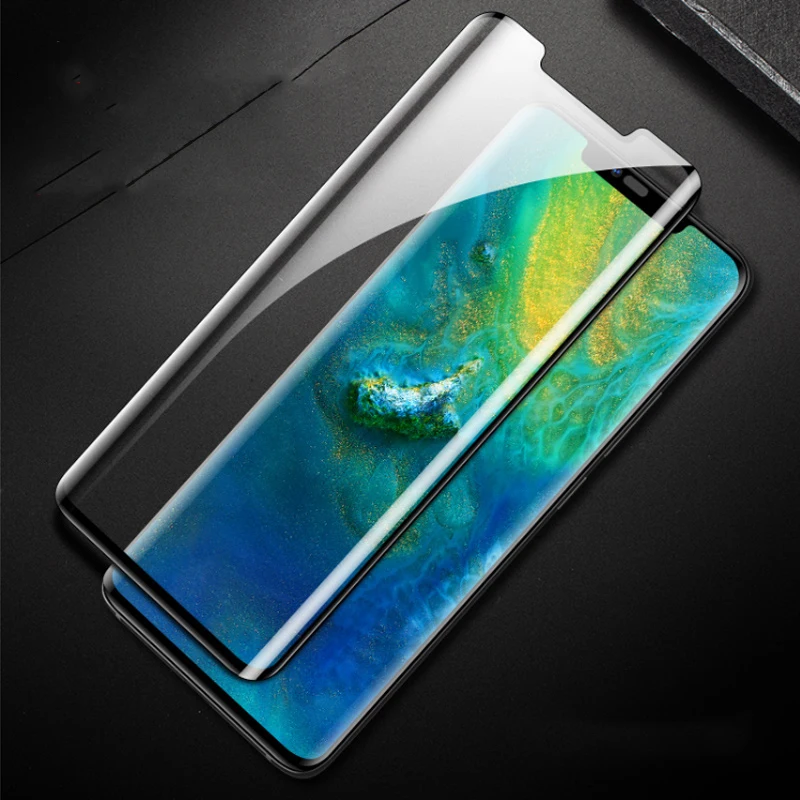 Ультратонкое закаленное изогнутое защитное стекло 9H для Huawei Mate 20 / Pro Защитная
