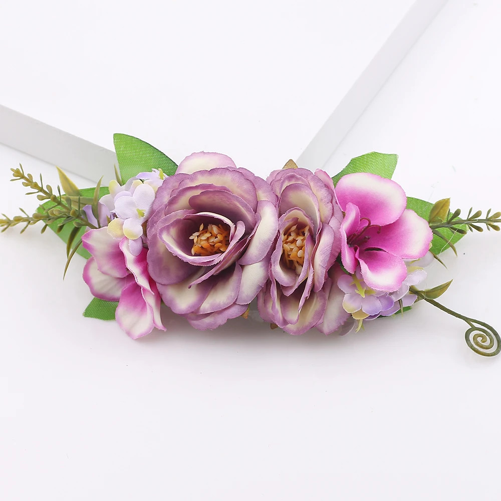 

Bohemia Flower Hair Clips Hair Accessories Floral Barrettes Headwear Girls Beautiful Hairpin Headwear Women Hair Accessories