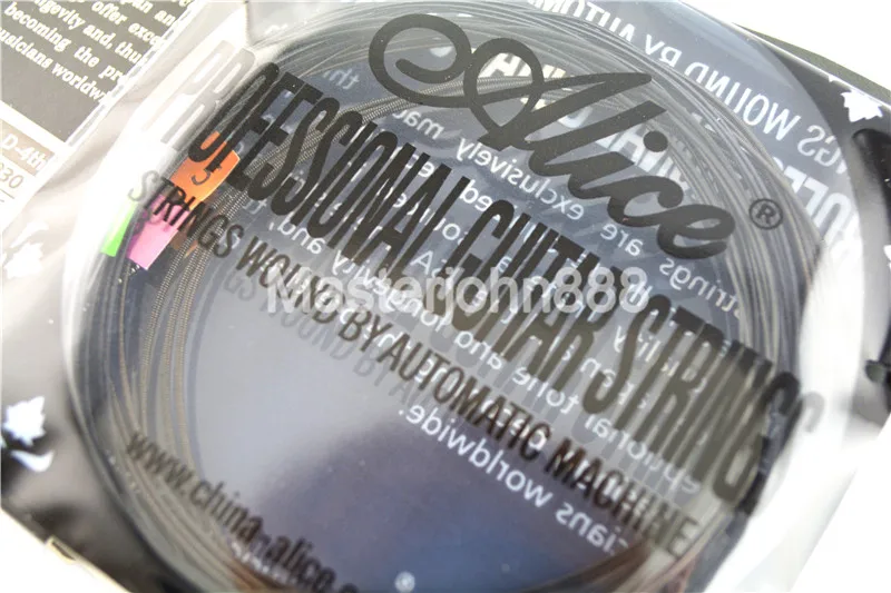 

Alice AC136BK-H Classical Guitar Strings Black Nylon&Coated Copper Alloy Wound 1st-6th Strings Wholesales Free Shippng