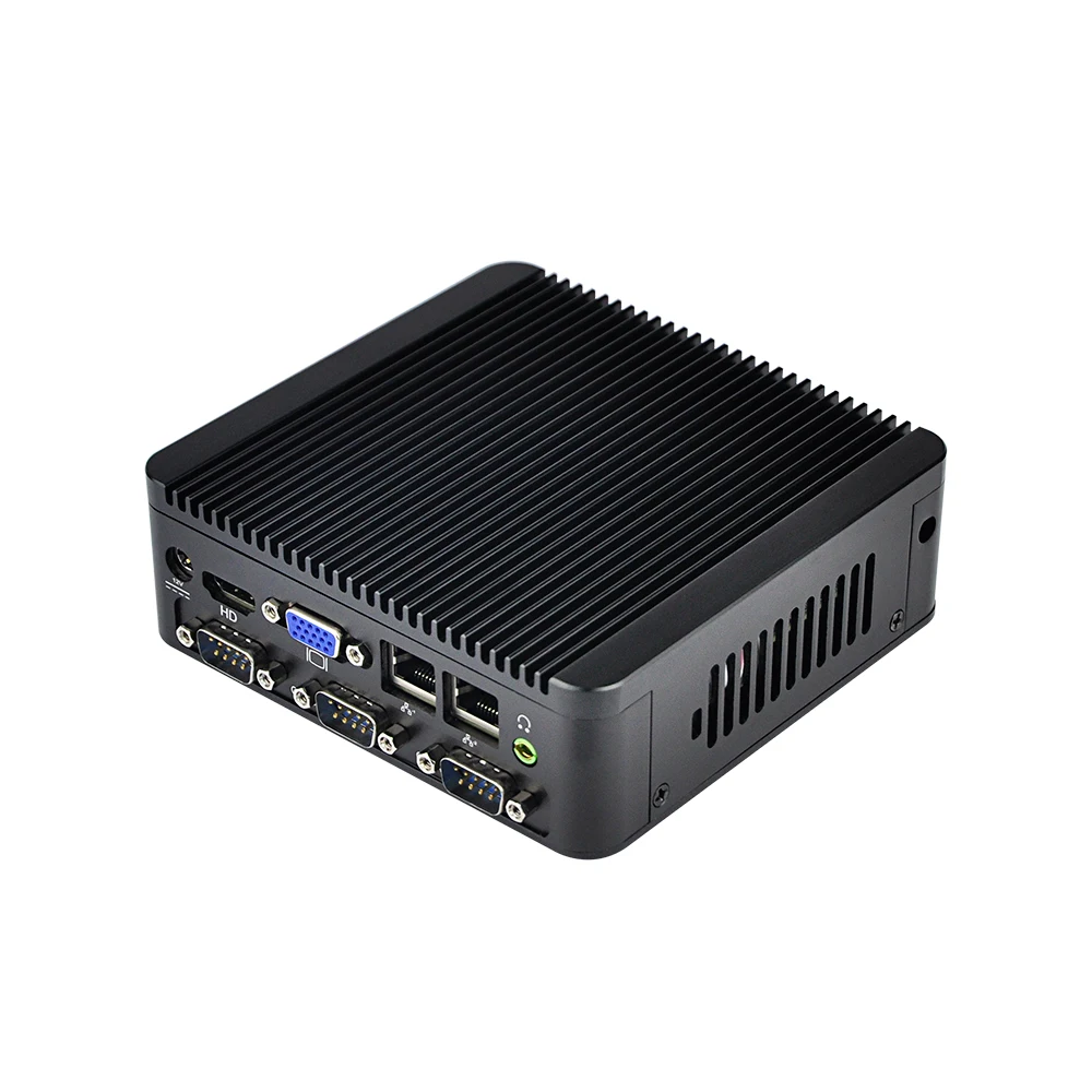 Oem/odm QOTOM pos компьютер Q190P с Celeron J1900 до 2.41 ГГц quad Core Dual NIC 4 * COM 1080 P X86 Win OS Linux