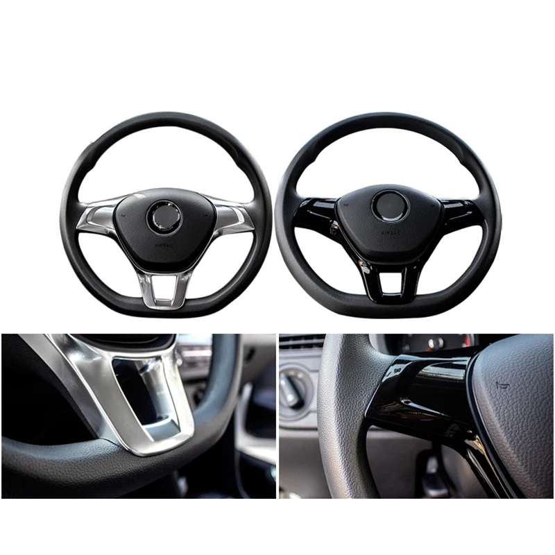 Новый ABS накладка на руль подходит для Golf MK7 Polo 2014 2015 авто украшение интерьера