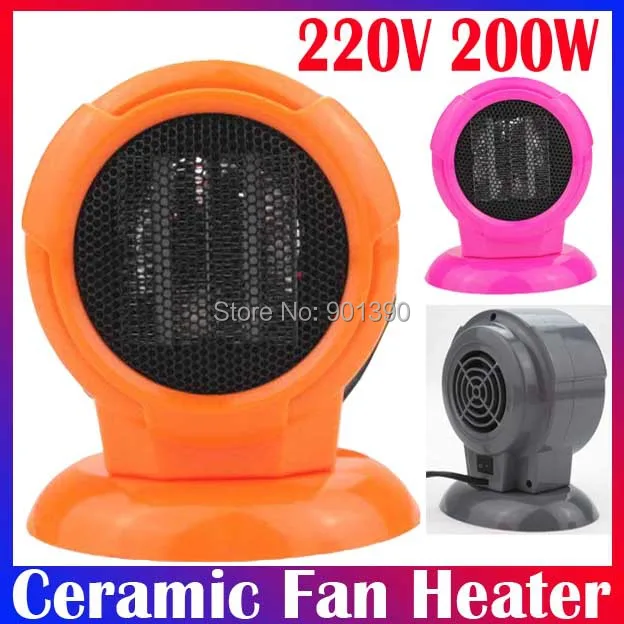 Мини портативный персональный керамическая вентилятор принудительное