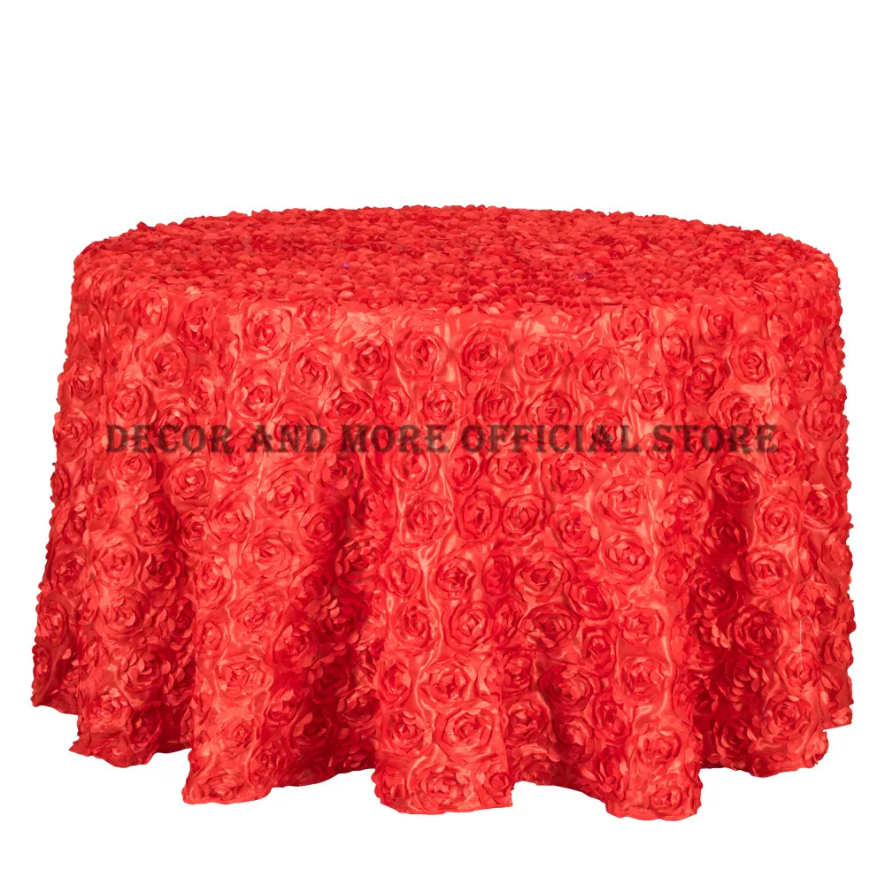 Скатерть круглая квадратная с 3D изображением розетки 10 шт.|table cover|blue table coverwedding round