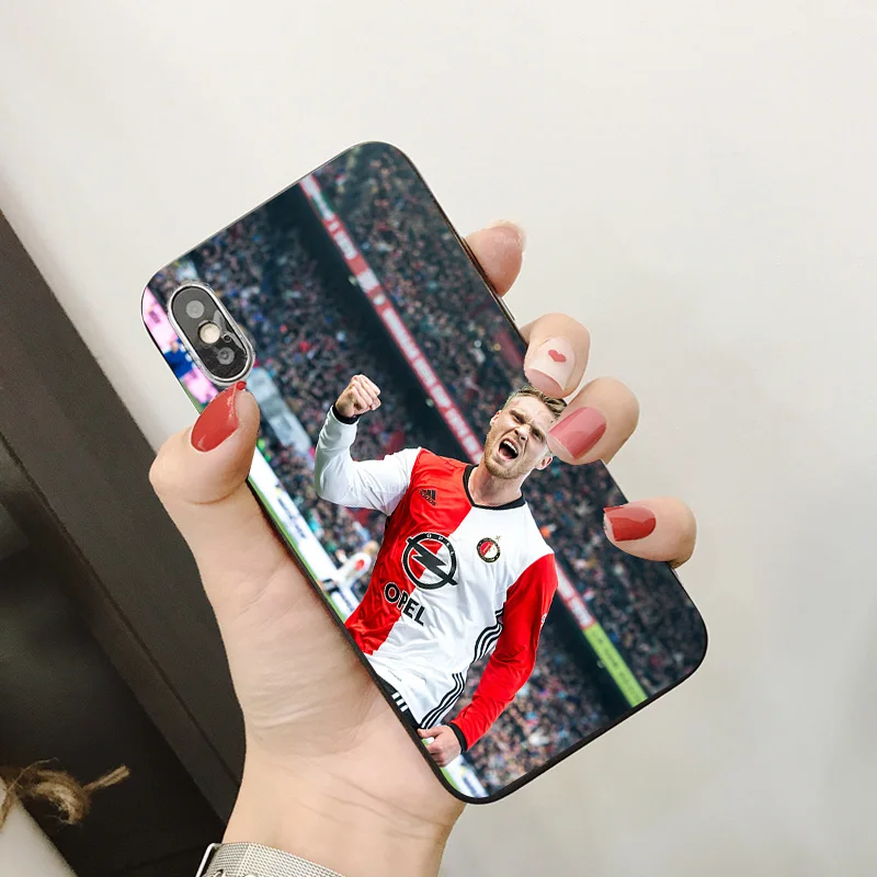 Yinuoda Feyen Rotterd FC чехол для телефона Robin Van Perisie Shell Черный Мягкий из ТПУ iPhone X XR XS MAX 7 8