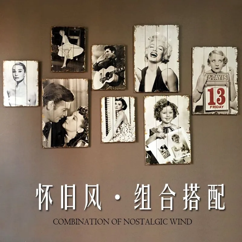 1 шт. модные восстановленные древние способы ностальгия принт дерево ксилограф