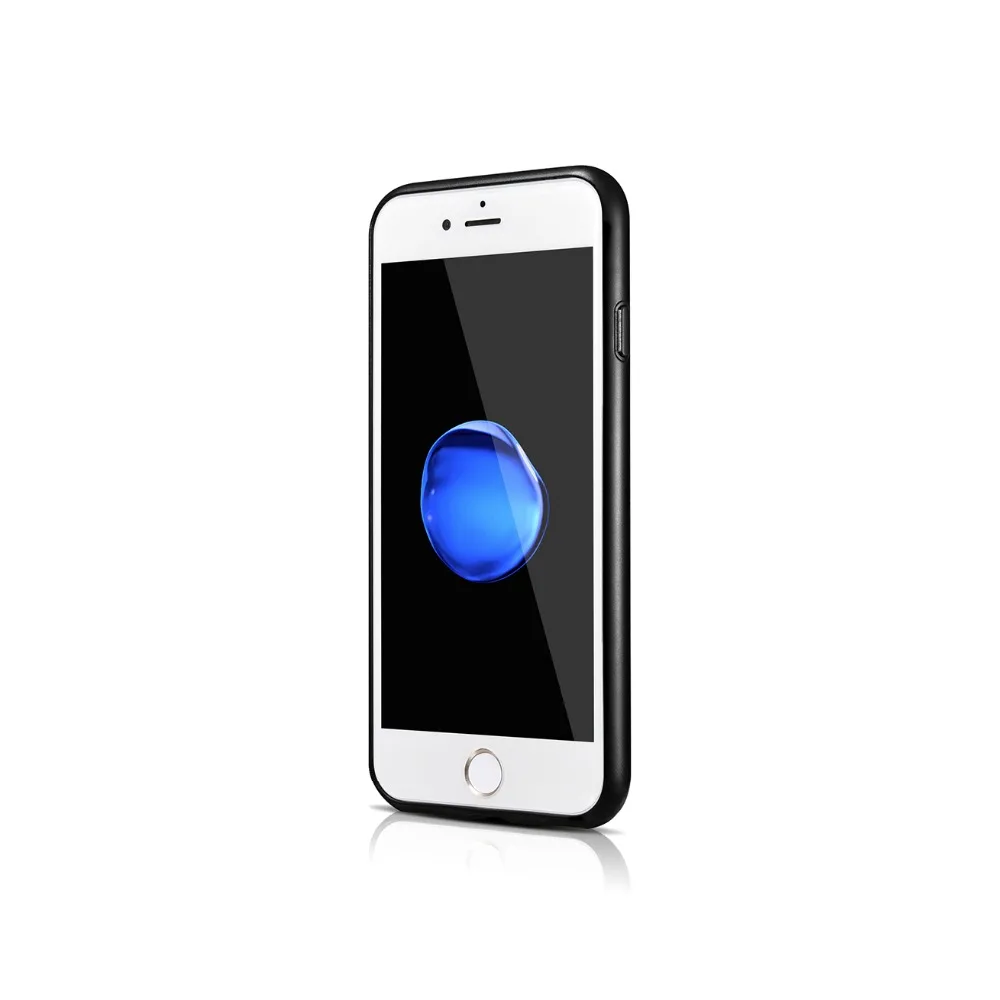 ICarer Леди Люкс 5 цветов квадратная сетка овчины кожаный чехол для iphone7 4.7 &quotназад