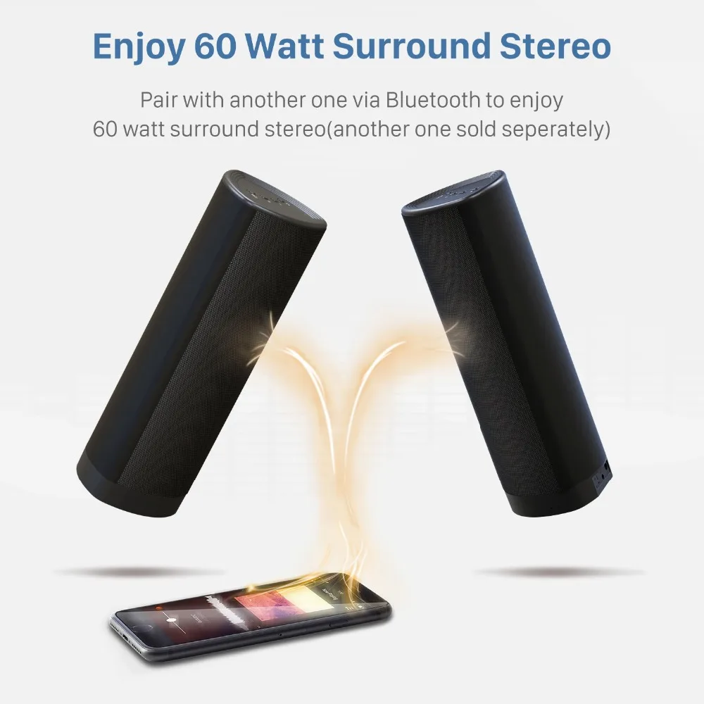 30 Вт TWS Колонка Беспроводная Bluetooth Колонка портативный домашний кинотеатр тв Саундбар сабвуфер звуковая панель ТВ динамик с глубокими басами для ПК