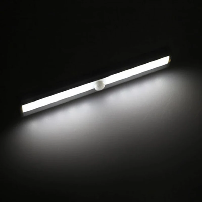 New Hot 10 LED Charging Cabinet Lights Motion Sensor Night Light with Magnetic Strip | Лампы и освещение