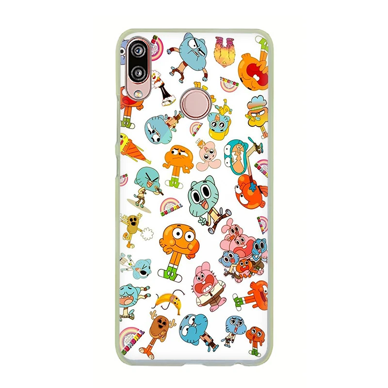 H2 Удивительный мир Gumball жесткий чехол для телефона huawei Honor 6A 6C 7A Pro 7C 7X 8C 8X8 9 10 Lite Play view 20 9X Pro - Цвет: H2