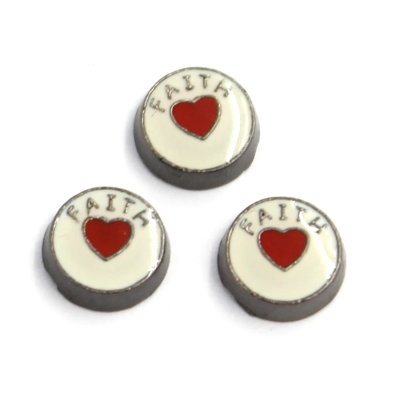 20 шт./лот Сделай Сам модная эмаль дружба вера Шарм Для плавающего живого