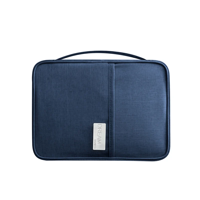 Dark blue L Обложка для паспорта, кошелек с отделением для карты посылка Кредитная карта id держатель для карт бумажник Органайзер, аксессуары для путешествий, Сумка для документов визитница H178 - Цвет: Dark blue L