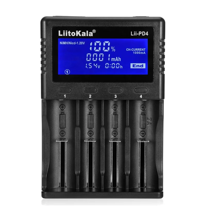 Liitokala Lii-402 S1 S2 PD4 20700B LCD 3 7 v 18650 18350 18500 21700 20700 10440 26650 литий-ионный аккумулятор