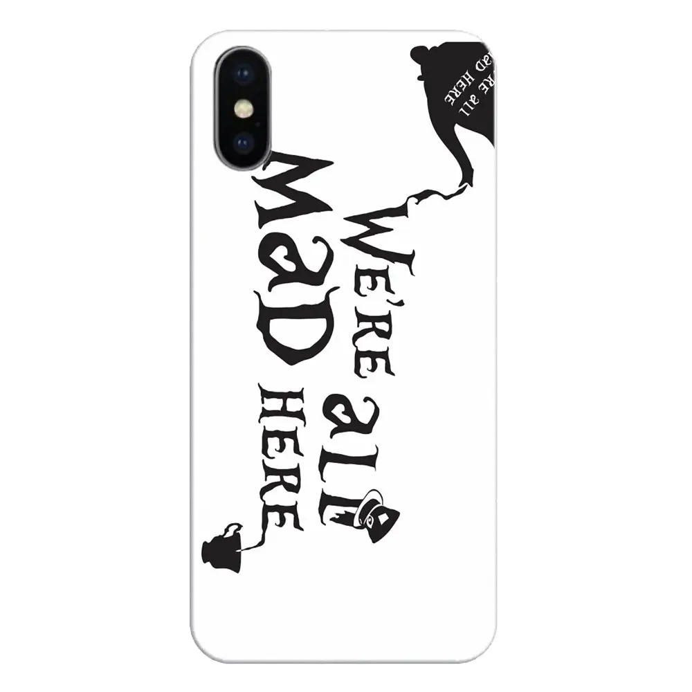 Для samsung Galaxy Note 8 9 S9 S10 A8 A9 Star Lite Plus A6S A9S мы all mad here и Алиса в стране чудес