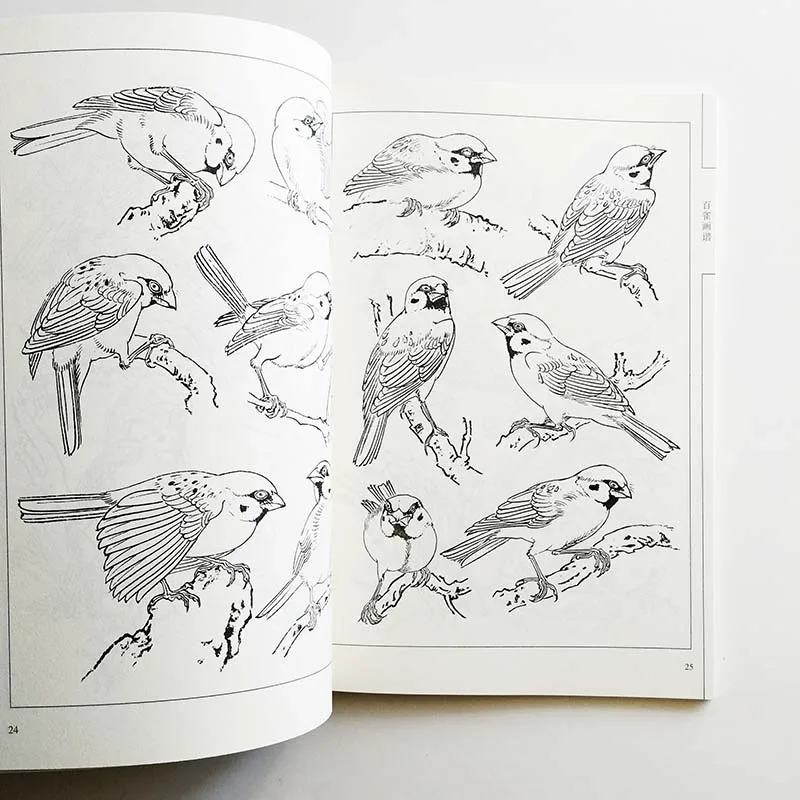 Книга-раскраска Wang Manliang 96 страниц искусство воробей раскраска антистресс для