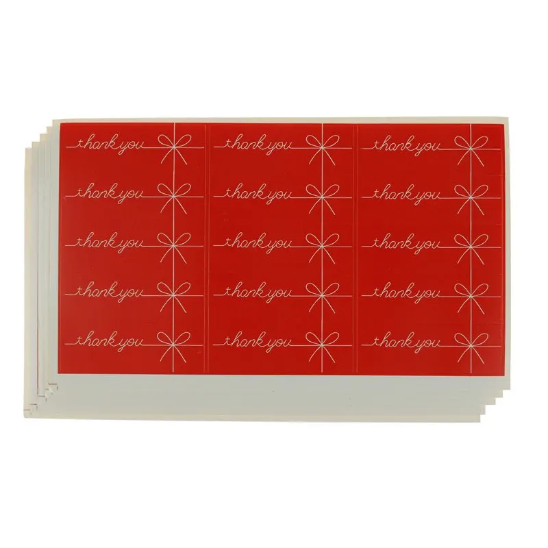 75 шт./компл. торт Выпекание упаковка уплотнительная этикетка наклейка Красный