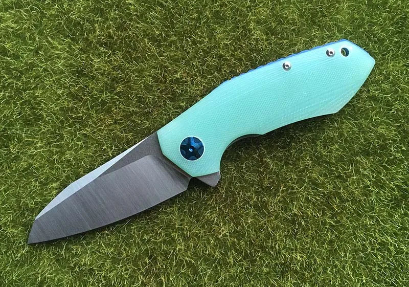 TIGEND ZT0456 Флиппер складной нож подшипник D2 лезвие G10 Ручка Открытый выживания кемпинг охота карманные Фруктовые Ножи EDC инструменты - Цвет: Белый