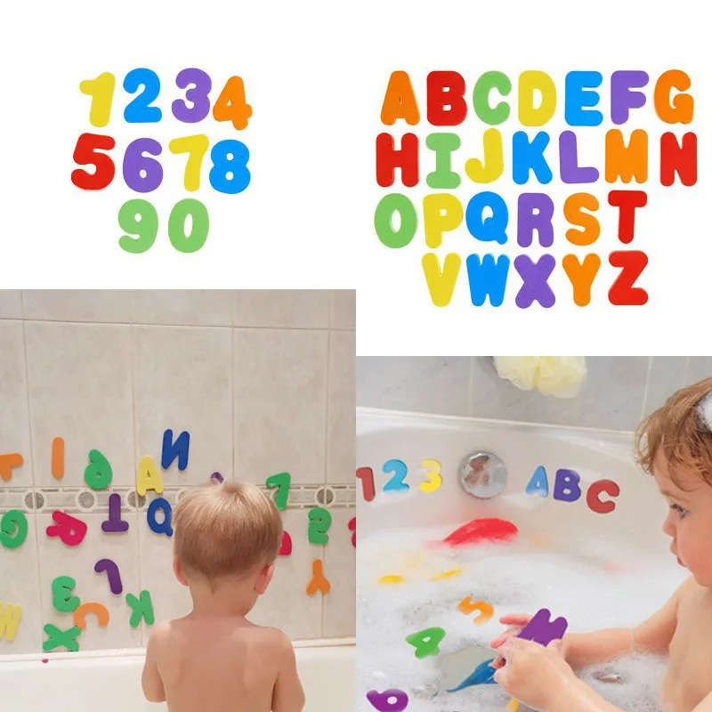 36 шт./компл. с цифрами и буквами письмо головоломки игрушки для младенцев Мягкая